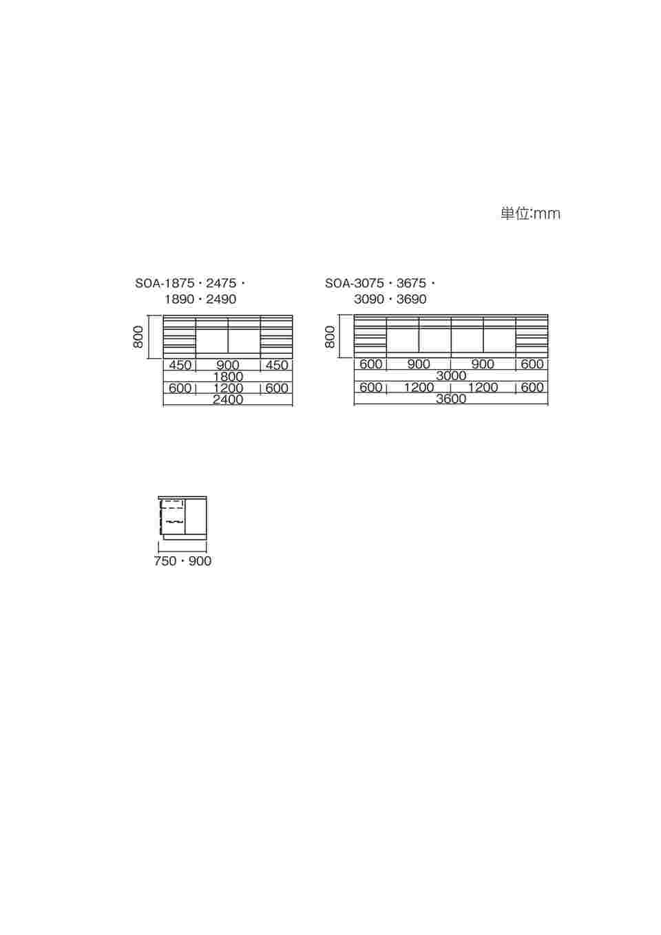 アズワン3-7765-03中央実験台木製タイプSAO-3012(3000×1200×800mm)(as1-3-7765-03) - 4