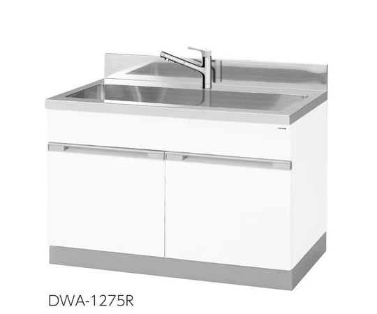 【大型商品※送料別途】アズワン3-4188-11　流し台 ステンレス(SUS304) 600×750×800mm　DWA-675R