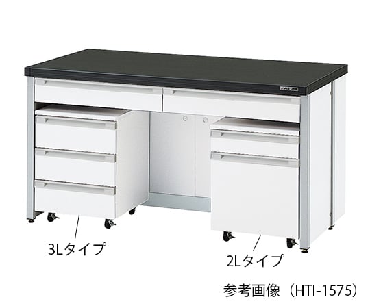 3-4189-12 サイド実験台 (フレームタイプ) 900×750×800 mm HTI-975