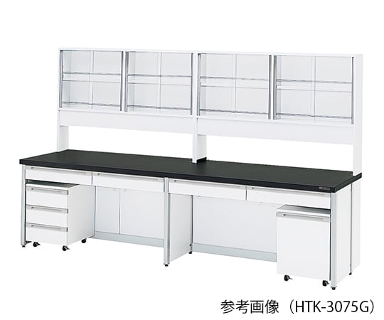 【大型商品※送料別途】アズワン3-4191-11　サイド実験台 (フレ-ムタイプ) 1800×750×800/1800 mm　HTK-1875G