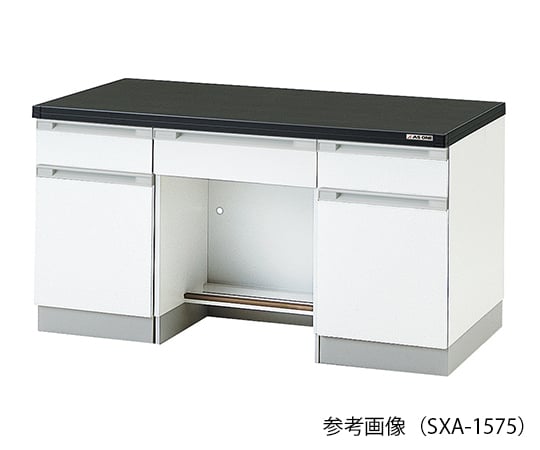 【大型商品※送料別途】アズワン3-4318-11　サイド実験台 (木製タイプ) 1500×750×800 mm　SXA-1575