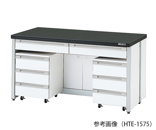 【大型商品※送料別途】アズワン3-4349-11　サイド実験台 (フレ-ムタイプ) 600×750×800 mm　HTE-675