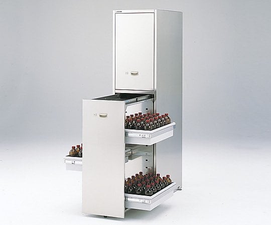 【送料定額】アズワン3-4462-24耐震ステンレス薬品庫SN-1845S4【1個】(as1-3-4462-24)