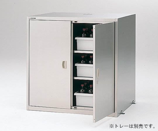 【送料定額】アズワン3-4462-27耐震ステンレス薬品庫ＷＨ－９９０Ｓ４【1個】(as1-3-4462-27)