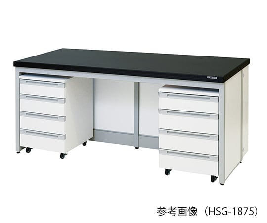 【大型商品※送料別途】アズワン3-4465-12　サイド実験台 (フレ-ムタイプ) 900×750×800 mm　HSG-975