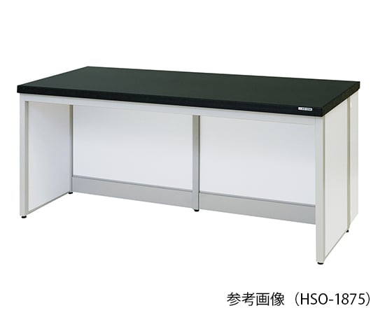 3-4490-14 サイド実験台 (フレ-ムタイプ) 1500×900×800 mm HSO