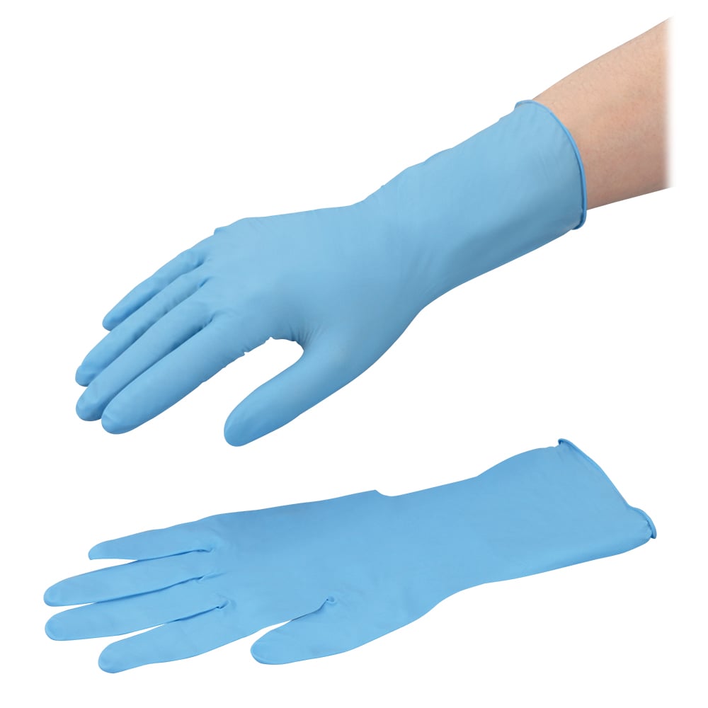 【サンプル】アズワン3-4497-02SFニトリル手袋ロングM100入【1箱(100枚入)】(as1-3-4497-02)