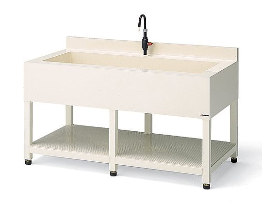 3-4581-02 流し台 1200×750×800mm PVA-1200 Sink 1200 x 750 x 800