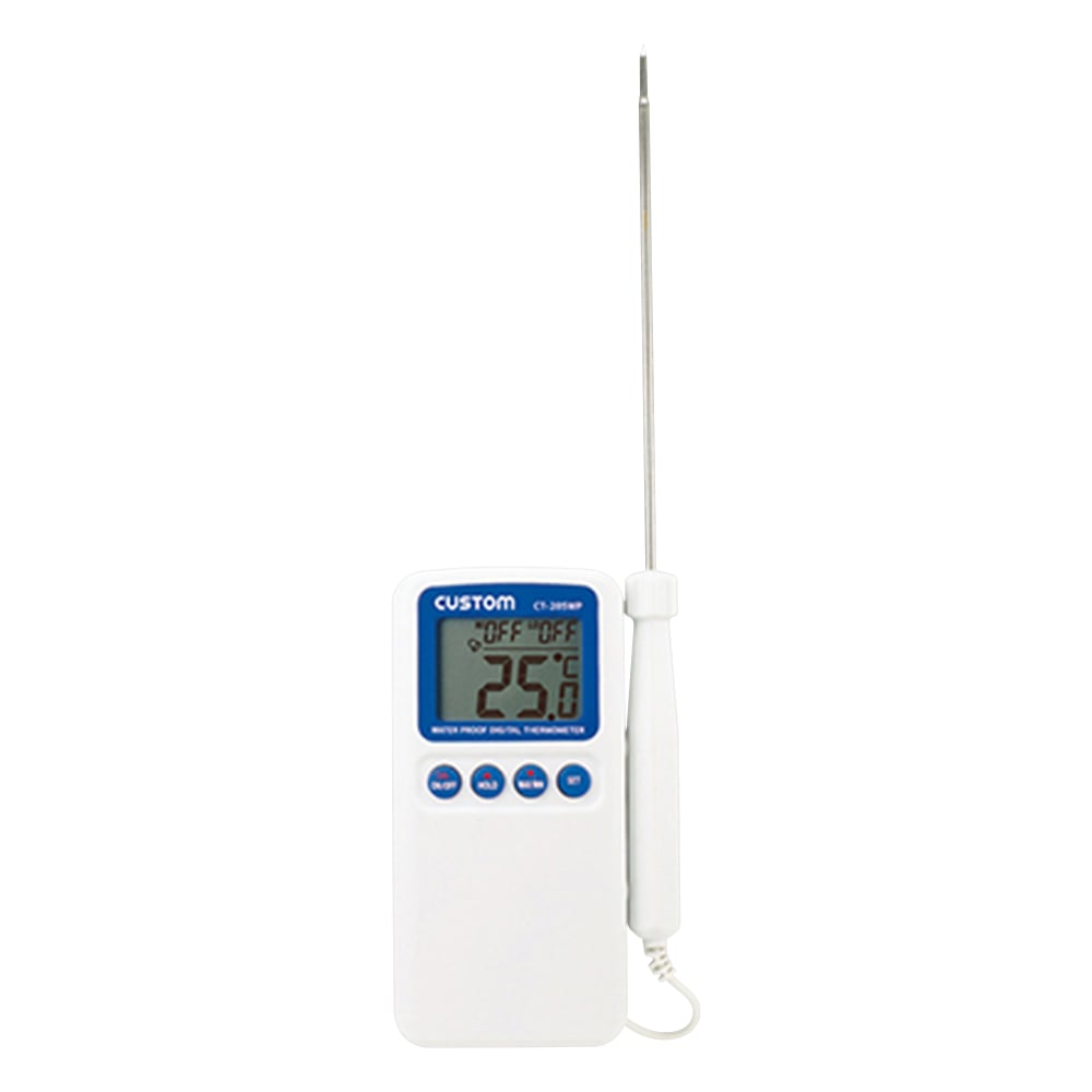 アズワン（AS ONE） 防水デジタル温度計 HACCPアラート機能付 校正証明書付 WT-200（2-3799-02-20） 