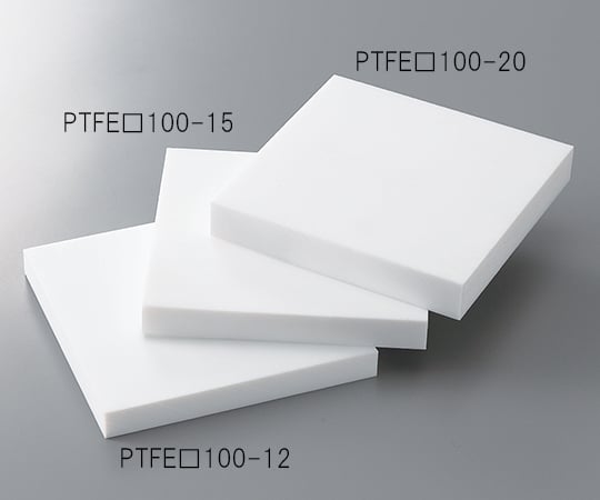 3-4928-03 PTFE板 厚板タイプ 500×500×20mm PTFE□500-20