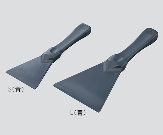 3-4940-01 メタルディテクトスクレーパー 75×205mm 青 S-B