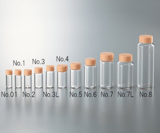 マルエム3-4942-02CCスクリュー管透明オレンジキャップ4mL【1箱(100本入)】(as1-3-4942-02)