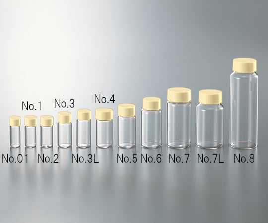マルエム3-4944-05CCスクリュー管透明イエローキャップ10mL【1箱(100本入)】(as1-3-4944-05)