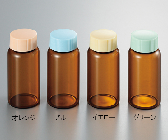 CCスクリュー管 褐色 オレンジキャップ 3.5mL 1箱（100本入） No.01