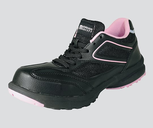 丸五3-4950-06女性専用安全シューズメダリオンセーフティー黒２５．０ｃｍ【1足】(as1-3-4950-06)