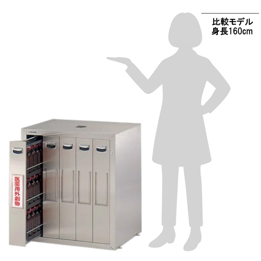 3-5018-32 セフティキャビネット 試薬瓶用 スタンダード 705×600×800mm