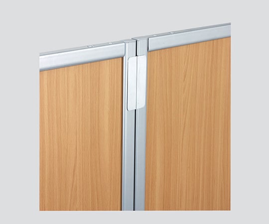 弘益3-5233-11パーティション用直線連結金具1セット(上下各1個入)【1セット】(as1-3-5233-11)