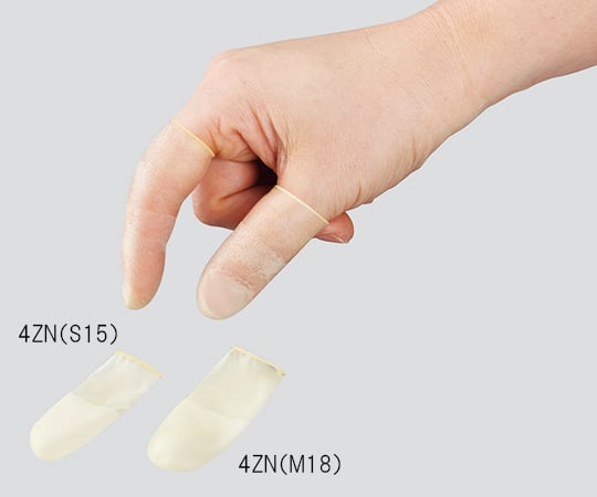 鈴木ラテックス3-5260-02指サック・スポア(R)リングタイプ18×631000枚入【1袋(1000枚入)】(as1-3-5260-02)