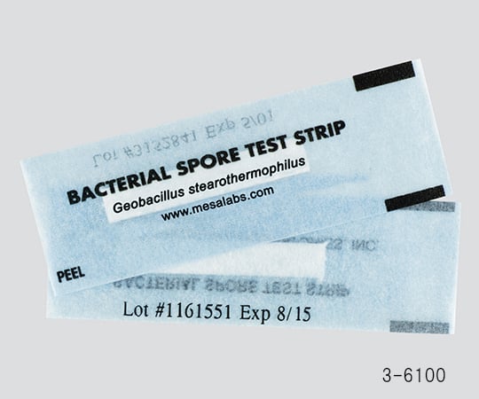 バイオロジカルインジケーター（Mesa　Labs）　高圧蒸気滅菌　G.stearothermophilus　10^6　100枚入　S2X10/6