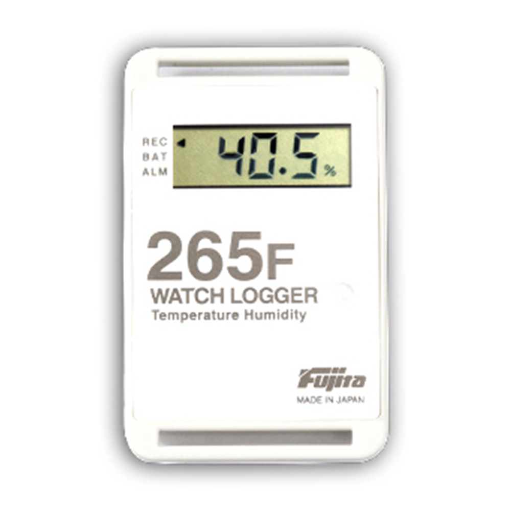 サンプル別個別温度管理ロガー 温湿度タイプ 白 校正証明書付 KT-265F/W