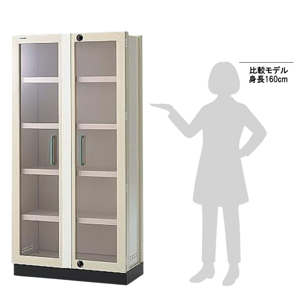 3-5318-02 排気機能付薬品庫 DMC-180N 【AXEL】 アズワン