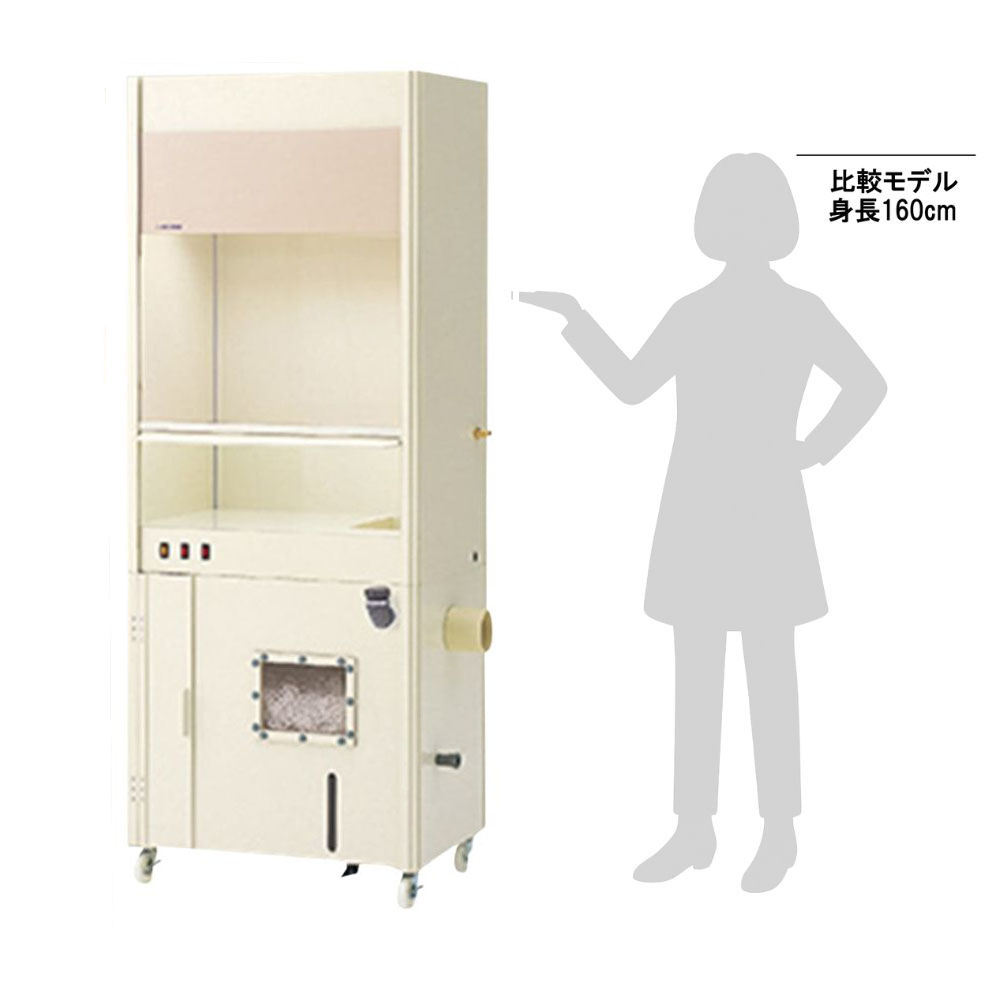 3-5332-31 コンパクトドラフト700P（PVC製・湿式スクラバー 一体型