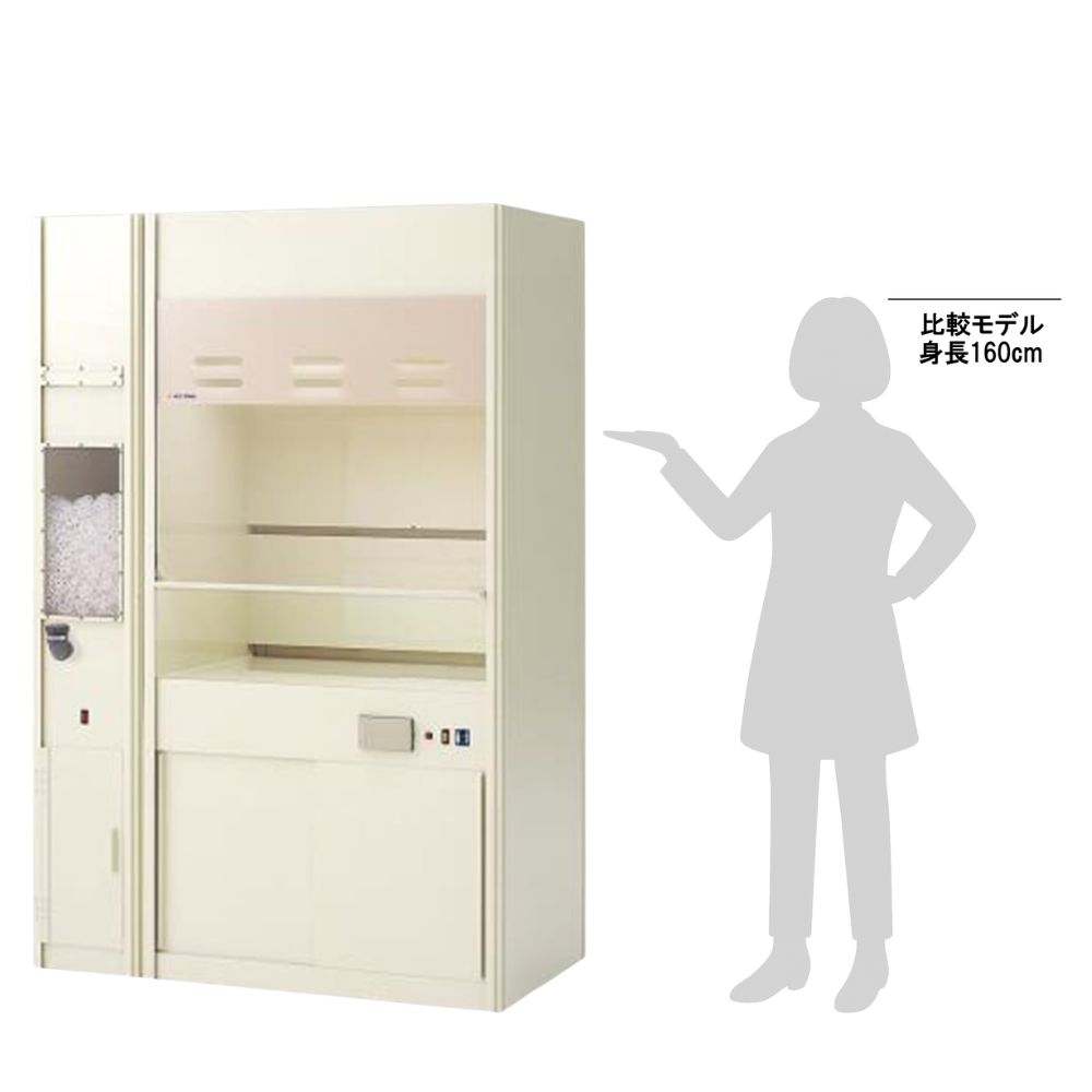3-5334-33 コンパクトドラフト900P（PVC製・湿式スクラバー 一体型