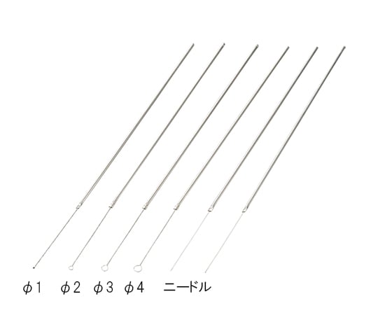 3-5415-02 ニクロムループ 柄付 φ2mm