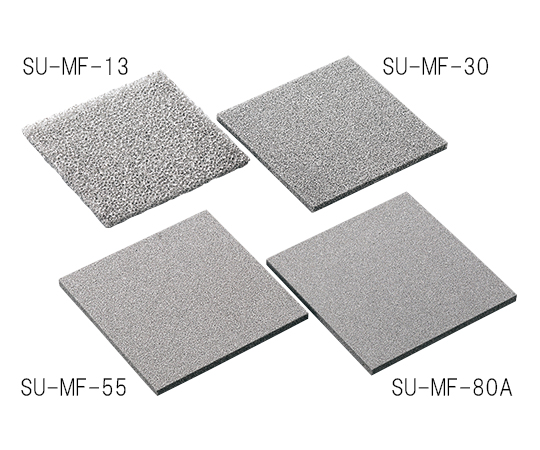 3-5504-02 金属多孔質体 （SUS316L） 100×100mm 厚さ1mm 気孔径0.43mm SU-MF-30-□100-1