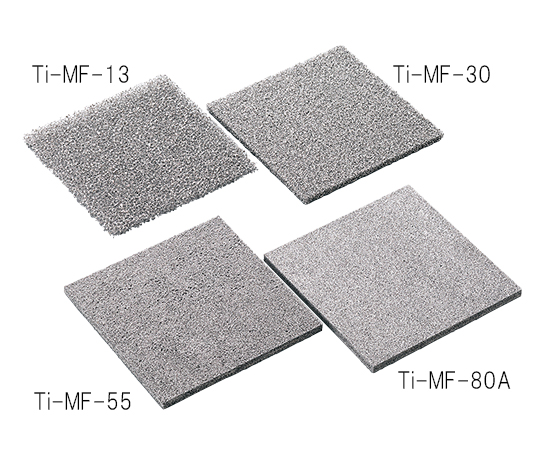 金属多孔質体 （チタン） 100×100mm 厚さ5mm 気孔径0.38mm