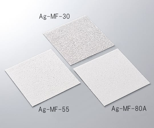 3-5516-02金属多孔質体（銀）100×100mm厚さ1mm気孔径0.18mm【1個】(as1-3-5516-02)