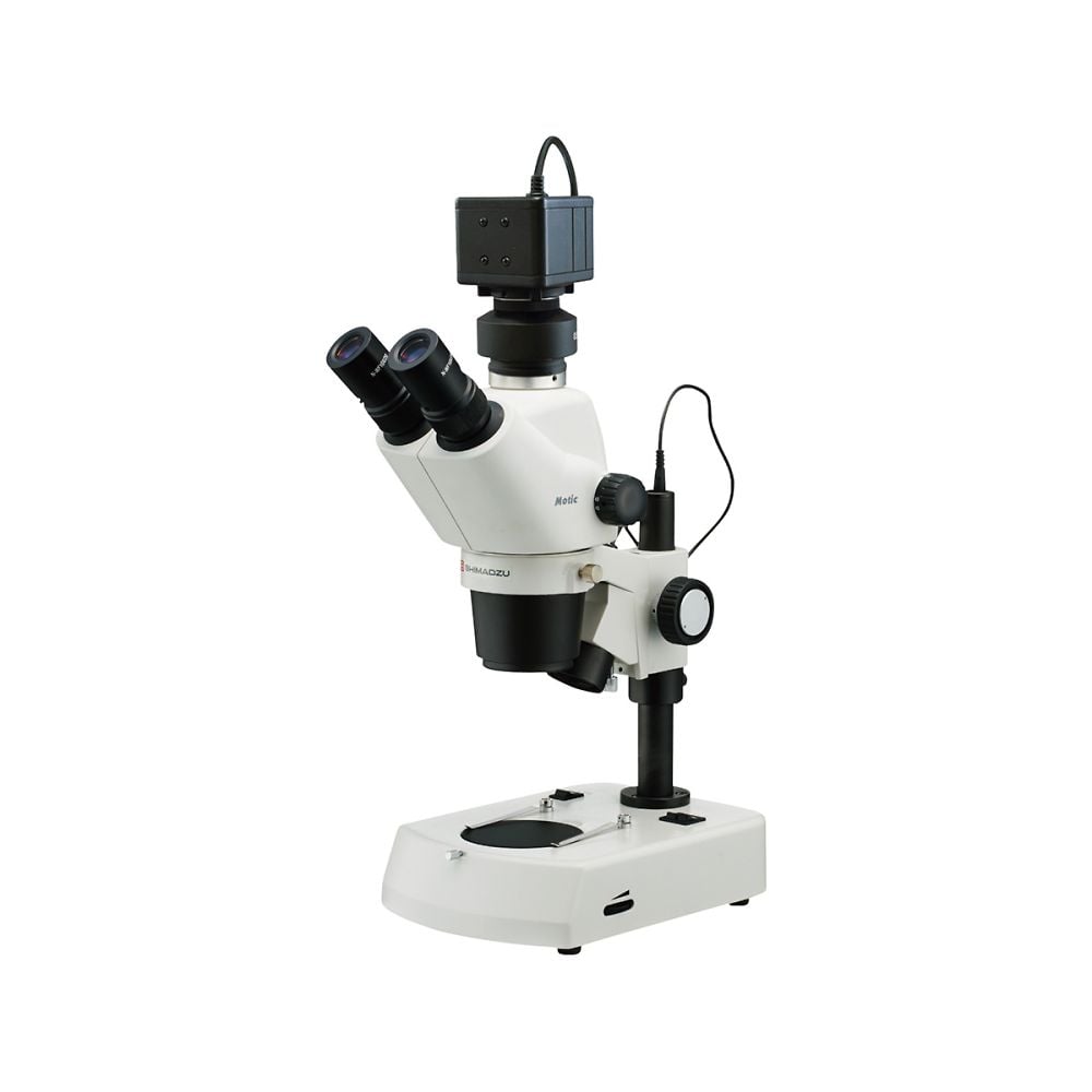 3-5537-21 実体顕微鏡 デジタルカメラ付き 7.5×～45× LED照明付き STZ 