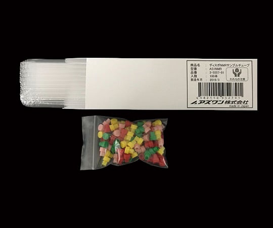 アズワン3-5557-01ディスポNMRサンプルチューブφ5mm用【1箱(100本入)】(as1-3-5557-01)