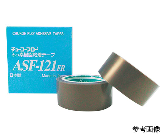 3-5579-06 チューコーフロー(R)フッ素樹脂フィルム粘着テープ ASF-121FR 50mm×10m×0.08mm