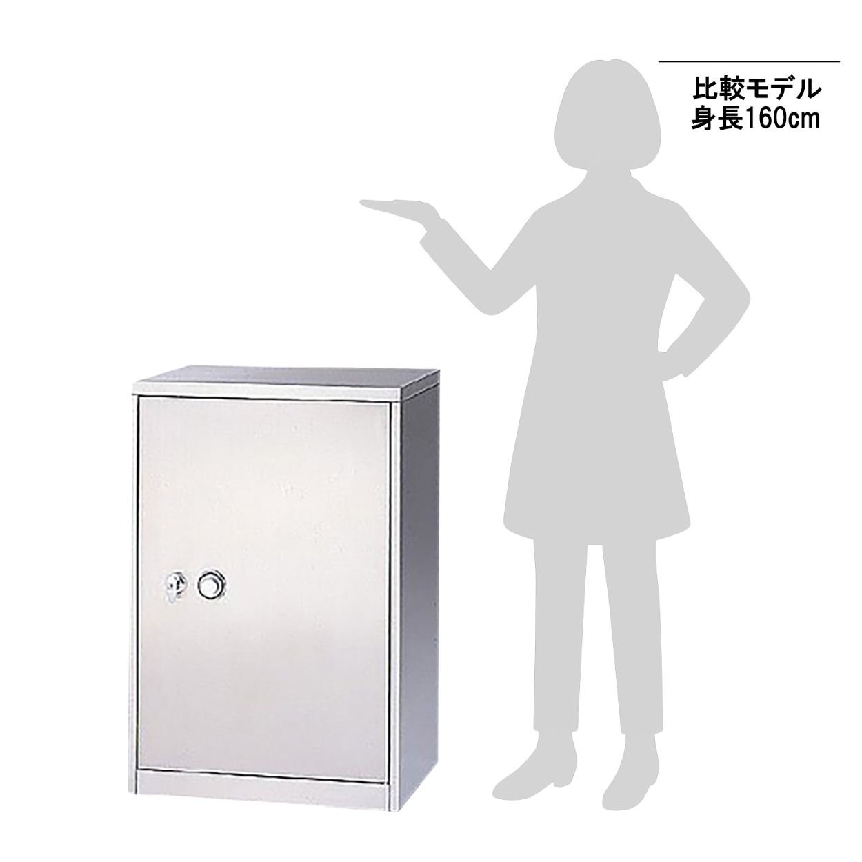 3-5604-01 薬品庫 600×500×900mm SS-096MG 【AXEL】 アズワン