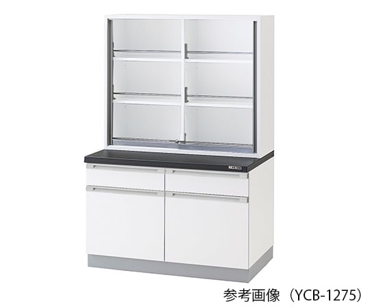 【大型商品※送料別途】アズワン3-5766-11　薬品器具戸棚 900×400/750×1800mm　YCB-975