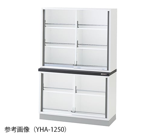 【大型商品※送料別途】アズワン3-5769-12　薬品器具戸棚 1200×400/500×1800mm　YHA-1250