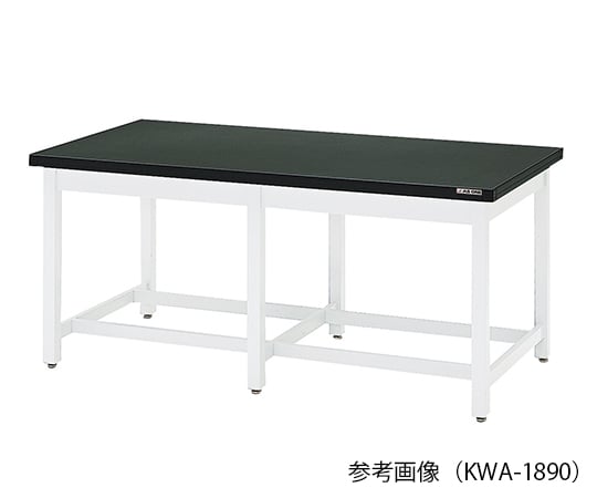 3-5807-14 作業台 (木製) 2400×900×800mm KWA-2490