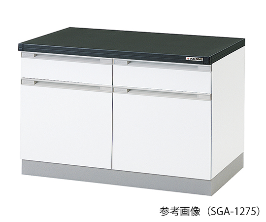 3-5813-24 サイド実験台 木製タイプ (1200×750×800mm) SGA-1275 【AXEL