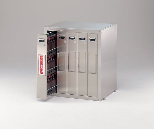 【送料定額】アズワン3-5823-46セフティーキャビネット試薬瓶用庫内エポキシコーティング７５６×６００×８００ｍｍ【1台】(as1-3-5823-46)