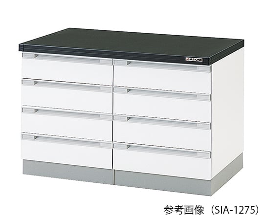 3-5824-34 サイド実験台 木製タイプ (1200×750×800mm) SIA-1275