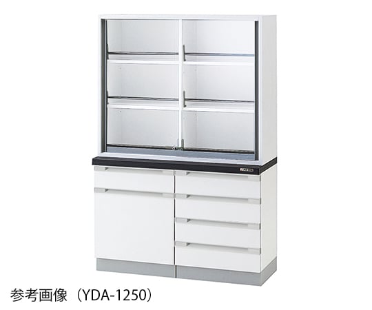 3-5842-11 薬品器具戸棚 900×400/500×1800mm YDA-950