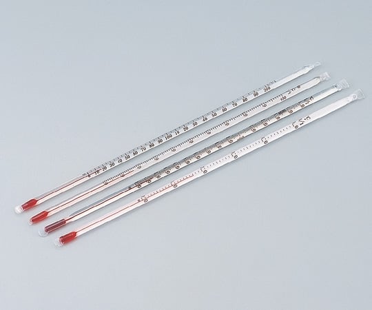 日本計量器工業3-5887-02フッ素樹脂被膜温度計0～100アルコール(検査成績書付)【1個】(as1-3-5887-02)