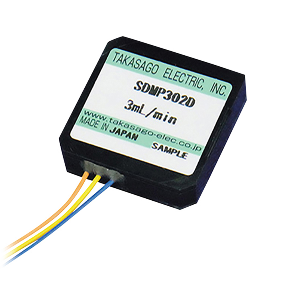 ピエゾマイクロポンプ（ドライバー内蔵） 3mL/min　SDMP302D