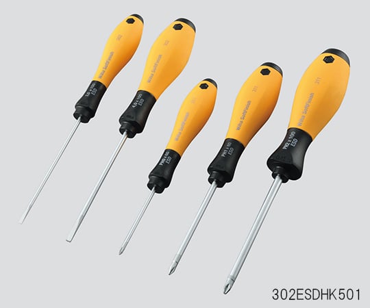 ノガ・ジャパン3-5899-18ESD静電防止用マイナスドライバーソフトフィニッシュ(R)302ESDS65【1本】(as1-3-5899-18)