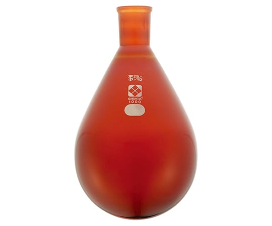 柴田科学3-5922-08共通すり合わせなす形フラスコ(茶褐色)29/421000mL【1個】(as1-3-5922-08)