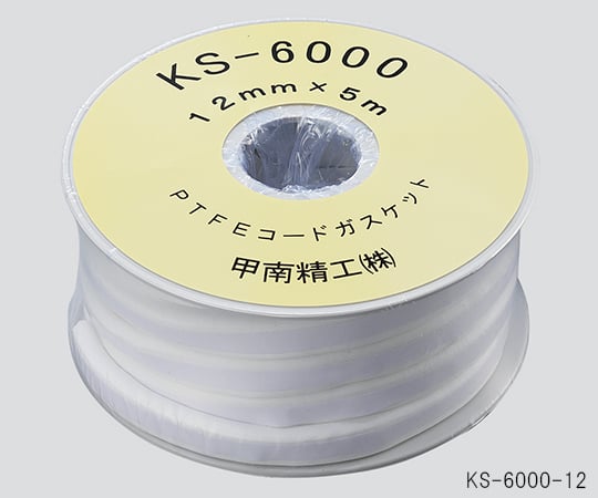 3-5935-05 フッ素樹脂コードシールガスケット(PTFE)16mm×6.0mm×5m KS-6000-16