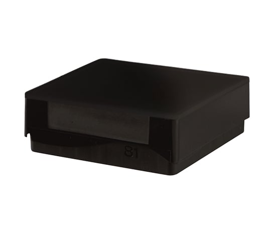 アズワン3-5987-03ストレージボックスHS120041黒・遮光130×130×47mm81本収納【1袋(5個入)】(as1-3-5987-03)