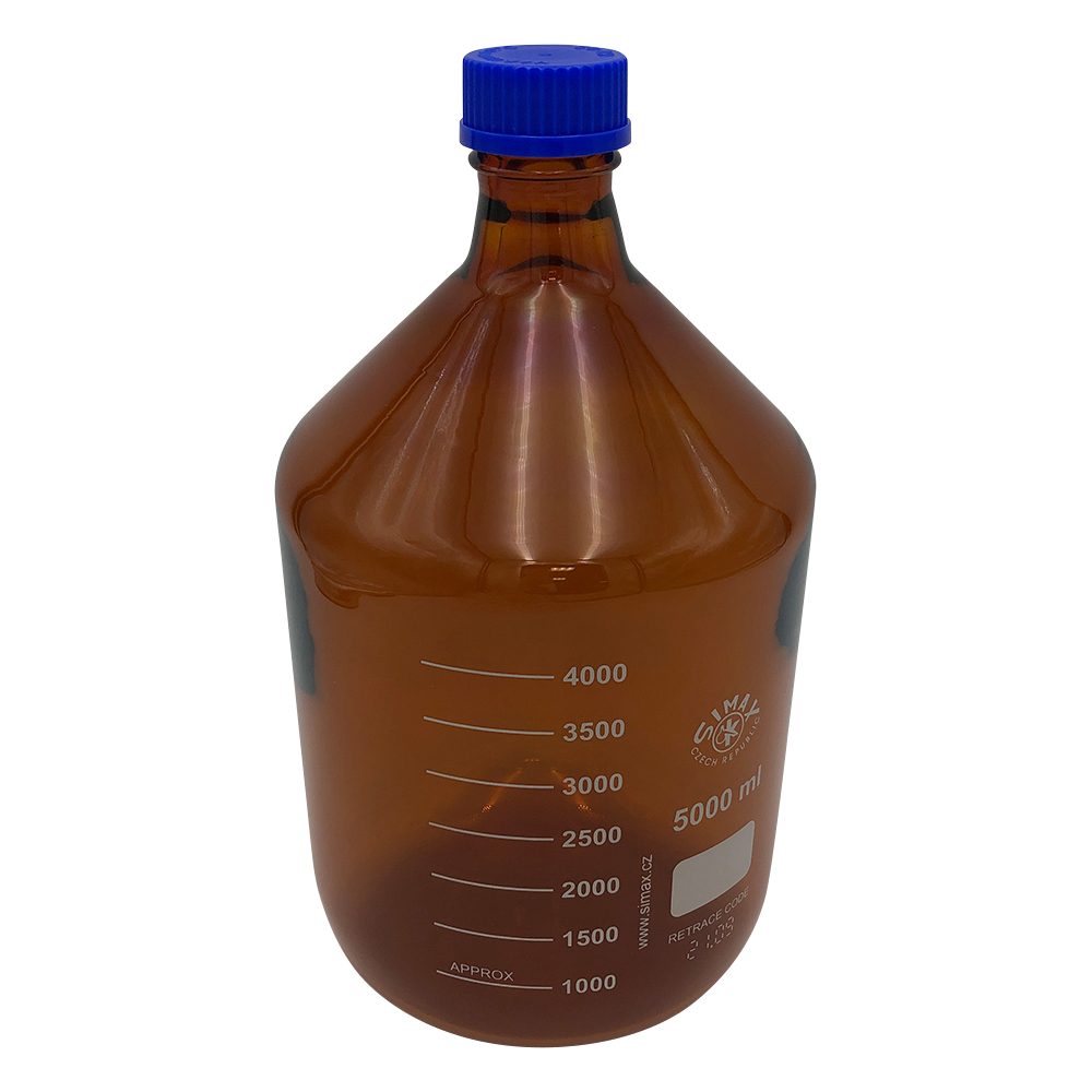DWK Life Sciences ねじ口瓶丸型茶褐色 デュラン R ・017210 5000mL (1-1961-12) 通販 