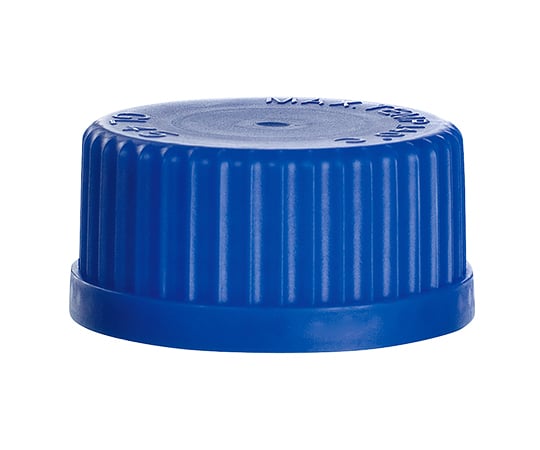 3-6007-07 メディウム瓶用交換キャップ（青色） 2070 UPP32 【AXEL】 アズワン
